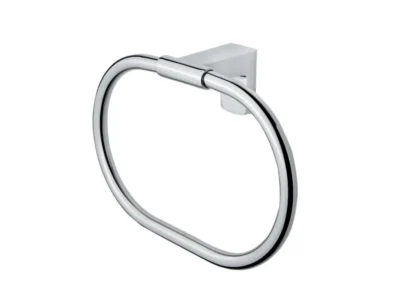 Μεταλλικός κρίκος πετσετών, επιτοίχιας τοποθέτησης Premium 71023 Chrome. Κατασκευασμένος από συμπαγή ορείχαλκο.