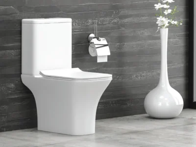 Λεκάνη τουαλέτας με Καζάνι, Κάλυμα και Μηχανισμό Natalia Rimless 66 cm.