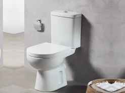 Λεκάνη τουαλέτας Χαμηλής Πίεσης με Καζάνι και Κάλυμα Point 66 cm.