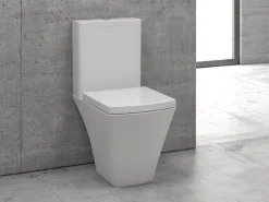 Λεκάνη τουαλέτας με Καζάνι, Κάλυμα και Μηχανισμό Positano 63 cm.