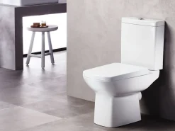 Λεκάνη τουαλέτας Χαμηλής Πίεσης με Καζάνι και Κάλυμα Quadro 60 cm.