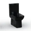 Λεκάνη τουαλέτας Χαμηλής Πίεσης με Καζάνι και Κάλυμα Quadro Black Matt 60 cm.