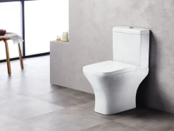 Λεκάνη τουαλέτας Χαμηλής Πίεσης με Καζάνι και Κάλυμα Smooth 60 cm.