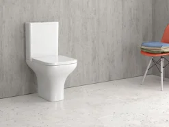 Λεκάνη τουαλέτας με Καζάνι, Κάλυμα και Μηχανισμό Amfipolis SQ 61 cm.