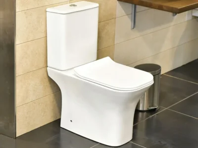 Λεκάνη τουαλέτας Χαμηλής Πίεσης με Καζάνι και Κάλυμα Aria Rimless 65 cm.