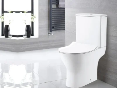 Λεκάνη τουαλέτας Χαμηλής Πίεσης με Καζάνι και Κάλυμα Donna Rimless 65 cm.