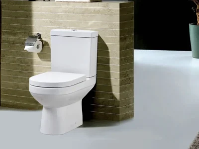 Λεκάνη τουαλέτας Χαμηλής Πίεσης με Καζάνι και Κάλυμα Zero 65 cm.