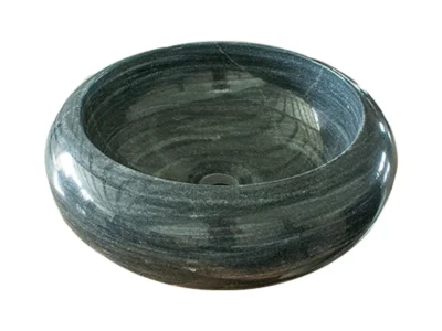 Επιτραπέζιος πέτρινος νιπτήρας μπάνιου C-2B 40 X 40 cm.