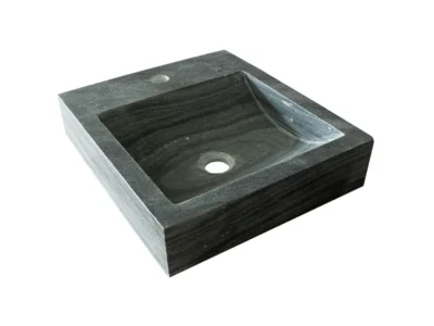 Επιτραπέζιος πέτρινος νιπτήρας μπάνιου T-10 46 X 40 cm.