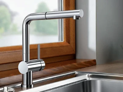 Μπαταρία Κουζίνας Νεροχύτη Blanco Linus S-F με δυνατότητα Κατάκλισης.