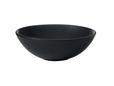 Επιτραπέζιος νιπτήρας μπάνιου Ciotola C3 Black Matt Φ 46 cm χωρίς υπερχείλιση.