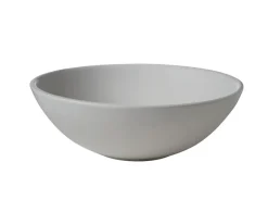 Επιτραπέζιος νιπτήρας μπάνιου Ciotola C3 Grey Matt Φ 46 cm χωρίς υπερχείλιση.