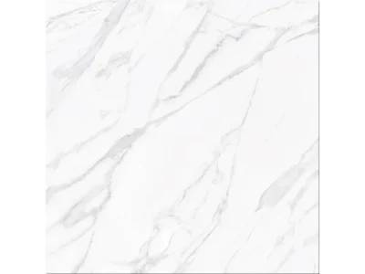 Πορσελανάτα πλακάκια δαπέδου Τεχνογρανίτη Calacatta Blanco 60 x 60 cm.