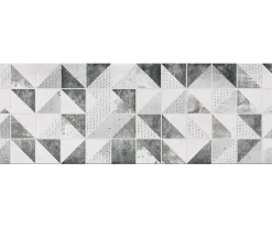 Κεραμικά πλακάκια Τοίχου μπάνιου Κόκκινης μάζας Egyna Titanio Decor 20 x 60 cm. Με επιφάνεια Matt Satin, σε απομίμηση Τσιμεντοκονίας.