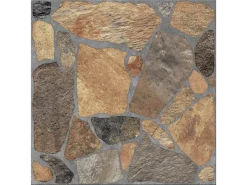 Πλακάκια δαπέδου Pebble Brown 33 x 33 cm με Matt ανάγλυφη επιφάνεια.