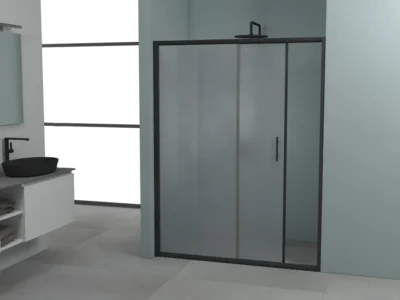 Καμπίνα ντουζιέρας από Τοίχο σε Τοίχο με Frost Κρύσταλλο ασφαλείας Fred 501 FR 150 cm.