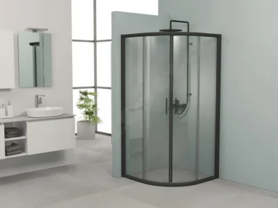 Γωνιακή καμπίνα ντουζιέρας Διαφανές Κρύσταλλο ασφαλείας Fred-210 CL 90 x 90 cm.