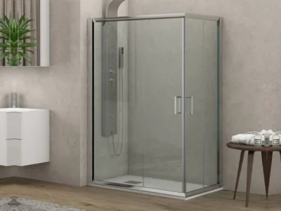 Ορθογώνια καμπίνα ντουζιέρας με κρύσταλλο Διαφανές ασφαλείας Car 100 REC CL 120 x 80 cm