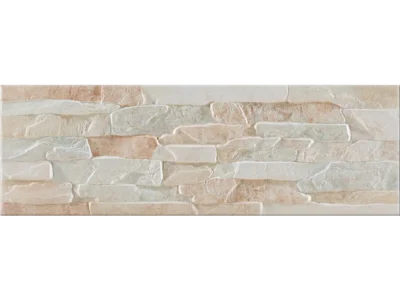 Πλακάκια επένδυσης Canon Beige 17 x 52 cm με Matt ανάγλυφη επιφάνεια.