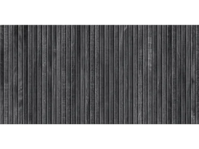 Πορσελανάτα πλακάκια δαπέδου Τεχνογρανίτη Ribbon Black 60 x 120 cm.