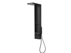 Στήλη Υδρομασάζ Thassos A7138 25 x 120 cm Black Matt.