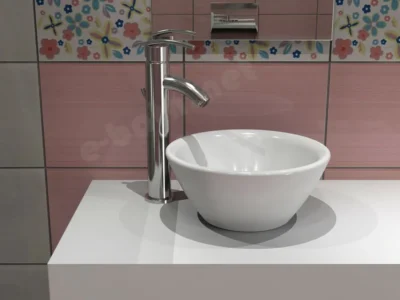 Μπαταρία Νιπτήρα Active HT Chrome.