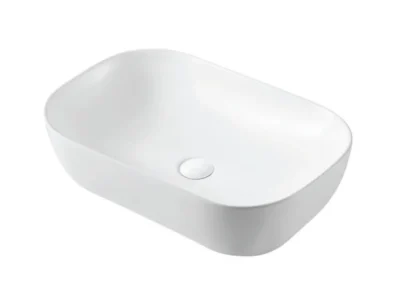 Επιτραπέζιος νιπτήρας μπάνιου Milos 60 x 39 cm χωρίς υπερχείλιση.