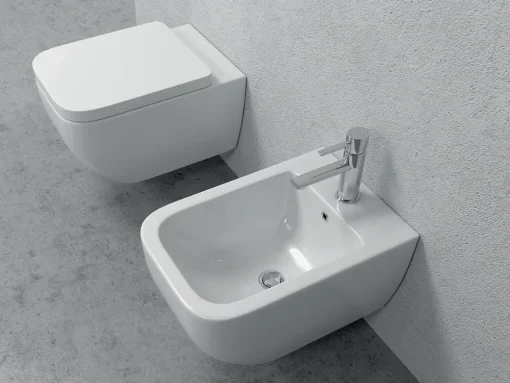 Κρεμαστό Μπιντέ Legend 50 cm White.
