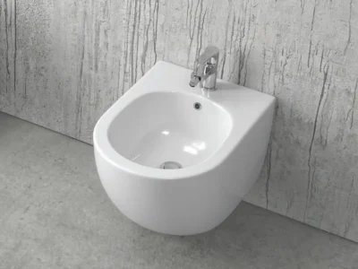 Κρεμαστό Μπιντέ Luna 2035 53 x 36 cm White.