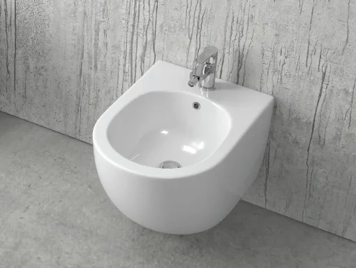 Κρεμαστό Μπιντέ Luna 2035 53 x 36 cm White.