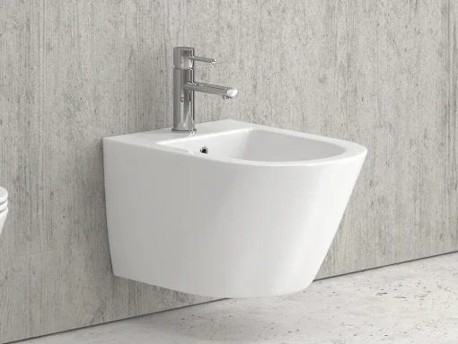 Κρεμαστό Μπιντέ Sorrento 52 cm White.
