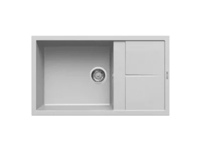 Νεροχύτης Κουζίνας Elleci Unico 410 86 x 50 cm σε απόχρωση Metaltek Aluminium.