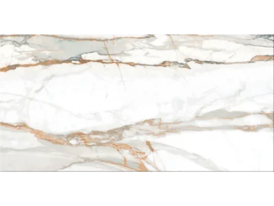 Πορσελανάτα πλακάκια δαπέδου Τεχνογρανίτη Kian Gold 60 x 120 cm.