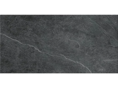 Πορσελανάτα πλακάκια δαπέδου Τεχνογρανίτη Aura Antracite 30 x 60 cm.