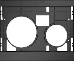Βάση με Μπουτόν χειρισμού Tece Loop Modular 9240663 σε απόχρωση White.