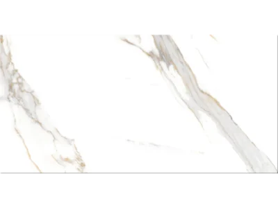 Πορσελανάτα πλακάκια δαπέδου Τεχνογρανίτη Carrara White 60 x 120 cm.