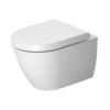 Κρεμαστή λεκάνη WC Τουαλέτας Duravit Darling New Compact 48 cm από Υαλώδη πορσελάνη.
