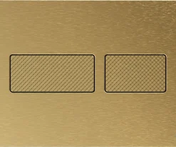 Πλακέτα χειρισμού Tece Solid 9240436 σε απόχρωση Brushed Brass.