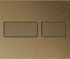 Πλακέτα χειρισμού Tece Solid 9240435 σε απόχρωση Brushed Bronze.