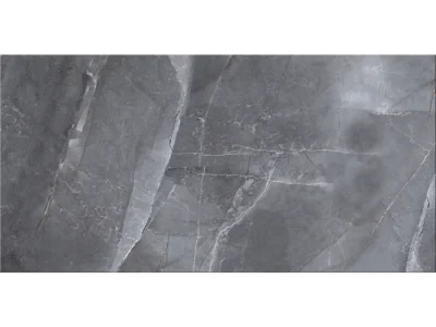 Πορσελανάτα πλακάκια δαπέδου Τεχνογρανίτη Thunder Grafito 60 x 120 cm.