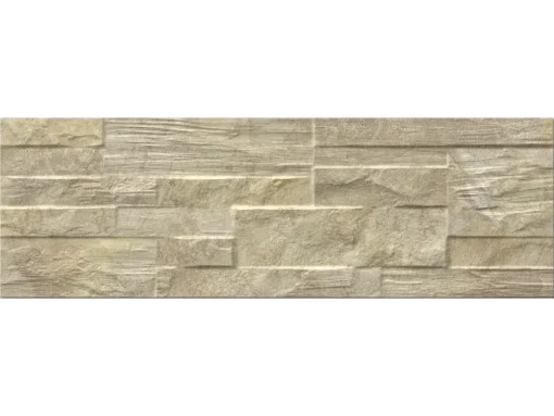 Πλακάκια επένδυσης Danubio Beige 17 x 52 cm με Matt ανάγλυφη επιφάνεια
