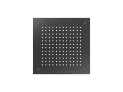 Εντοιχιζόμενη Κεφαλή ντουζ τετράγωνης διατομής Almar E044046-411 38 x 38 cm Black Brushed.