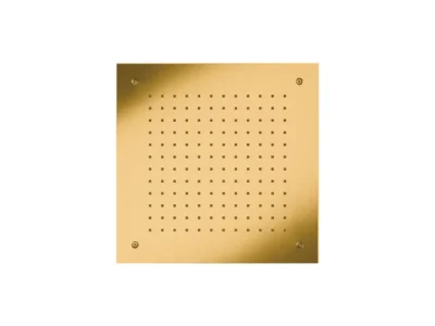 Εντοιχιζόμενη Κεφαλή ντουζ τετράγωνης διατομής Almar E044046-211 38 x 38 cm Gold Brushed.