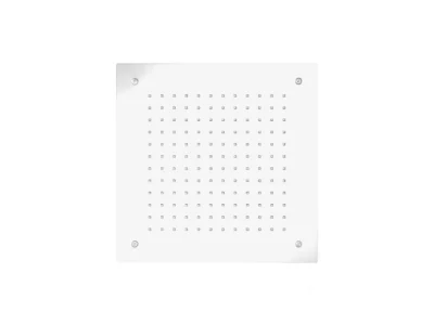 Εντοιχιζόμενη Κεφαλή ντουζ τετράγωνης διατομής Almar E044046-300 38 x 38 cm White Matt.