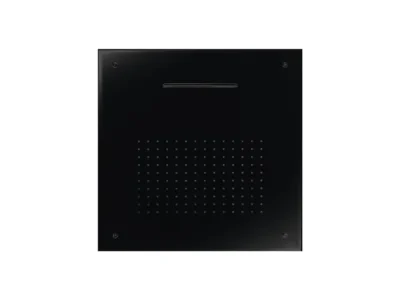 Εντοιχιζόμενη Κεφαλή ντουζ τετράγωνης διατομής Almar E044109-400 50 x 50 cm Black Matt.