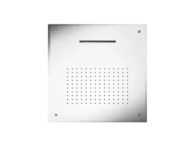 Εντοιχιζόμενη Κεφαλή ντουζ τετράγωνης διατομής Almar E044109-111 50 x 50 cm Inox Matt.