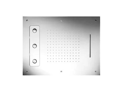 Εντοιχιζόμενη Κεφαλή ντουζ ορθογώνιας διατομής Almar E044189-100 63 x 48 cm Chrome