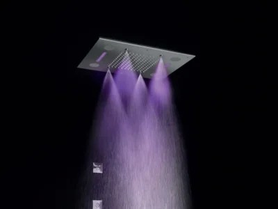 Εντοιχιζόμενη Κεφαλή ντουζ ορθογώνιας διατομής Almar E044211-111 63 x 48 cm Chrome.