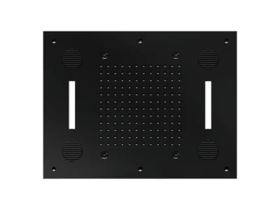 Εντοιχιζόμενη Κεφαλή ντουζ ορθογώνιας διατομής Almar E044211 63 x 48 cm Black Matt.