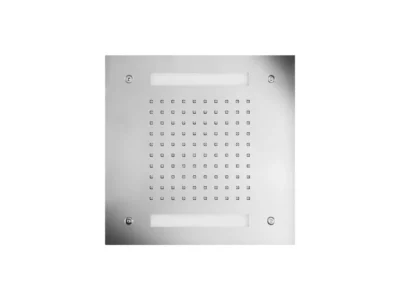 Εντοιχιζόμενη Κεφαλή ντουζ ορθογώνιας διατομής Almar E044172-100 30 x 30 cm Chrome.